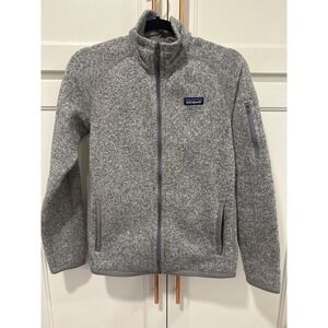 Patagonia better sweater Fleece Jacket Full Zip Gray Women's Size S Cozy Outdoor
